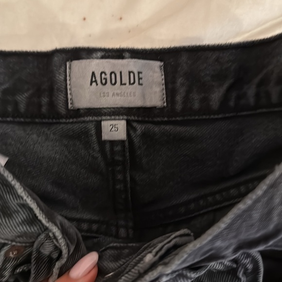 AGOLDE 90s Pinch Waist in charcoal. size 25. perfect condition - Picture 2 of 3